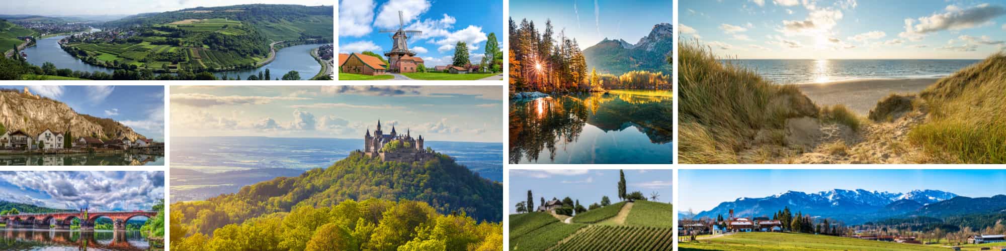 Die Schönsten Regionen Deutschlands mit M-TOURS ERLEBNISREISEN entdecken.